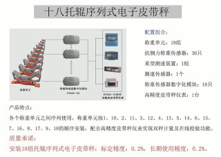 18托辊序列式高精度皮带秤